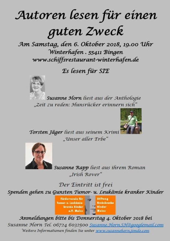 Autoren lesen für einen guten Zweck