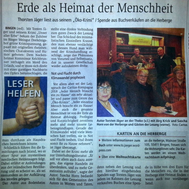 Lesung Caritas Az Bingen